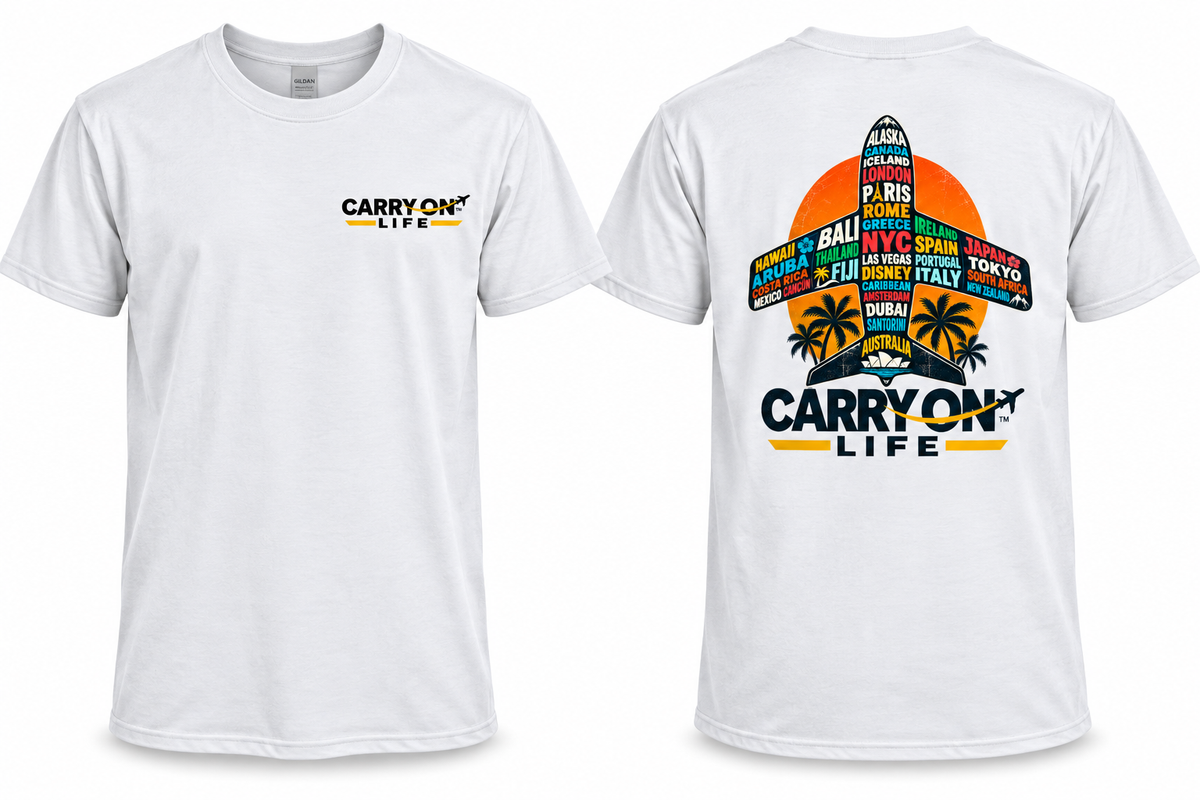 Carry On Life - Worldwide airplane