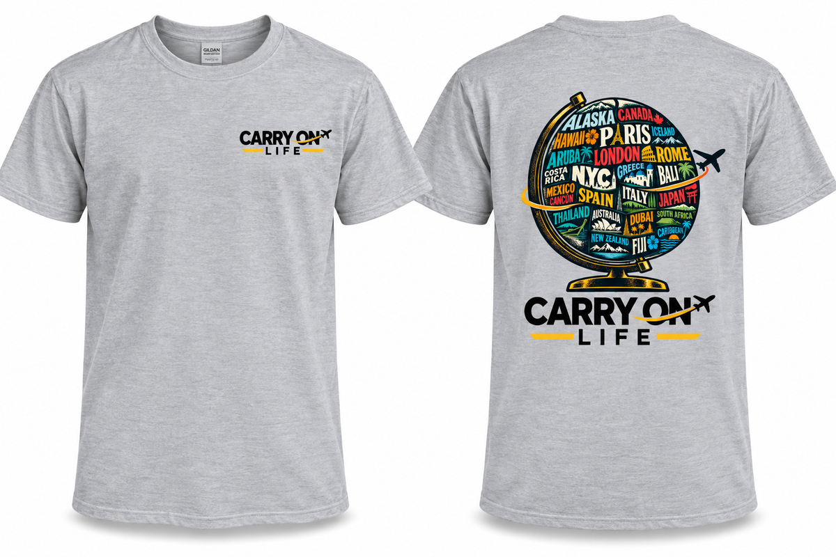 Carry On Life - Globe shirt