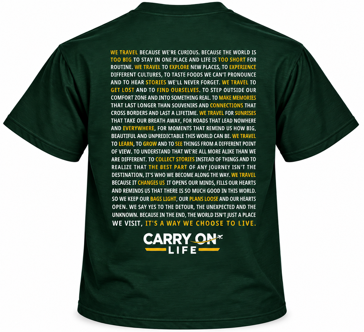 Carry On Life - Why do we travel?